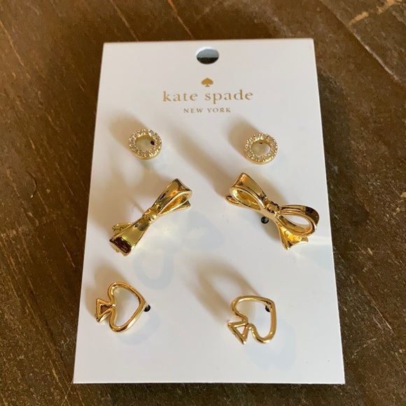 kate spade Jewelry - NEW Kate Spade Set of 3 earings